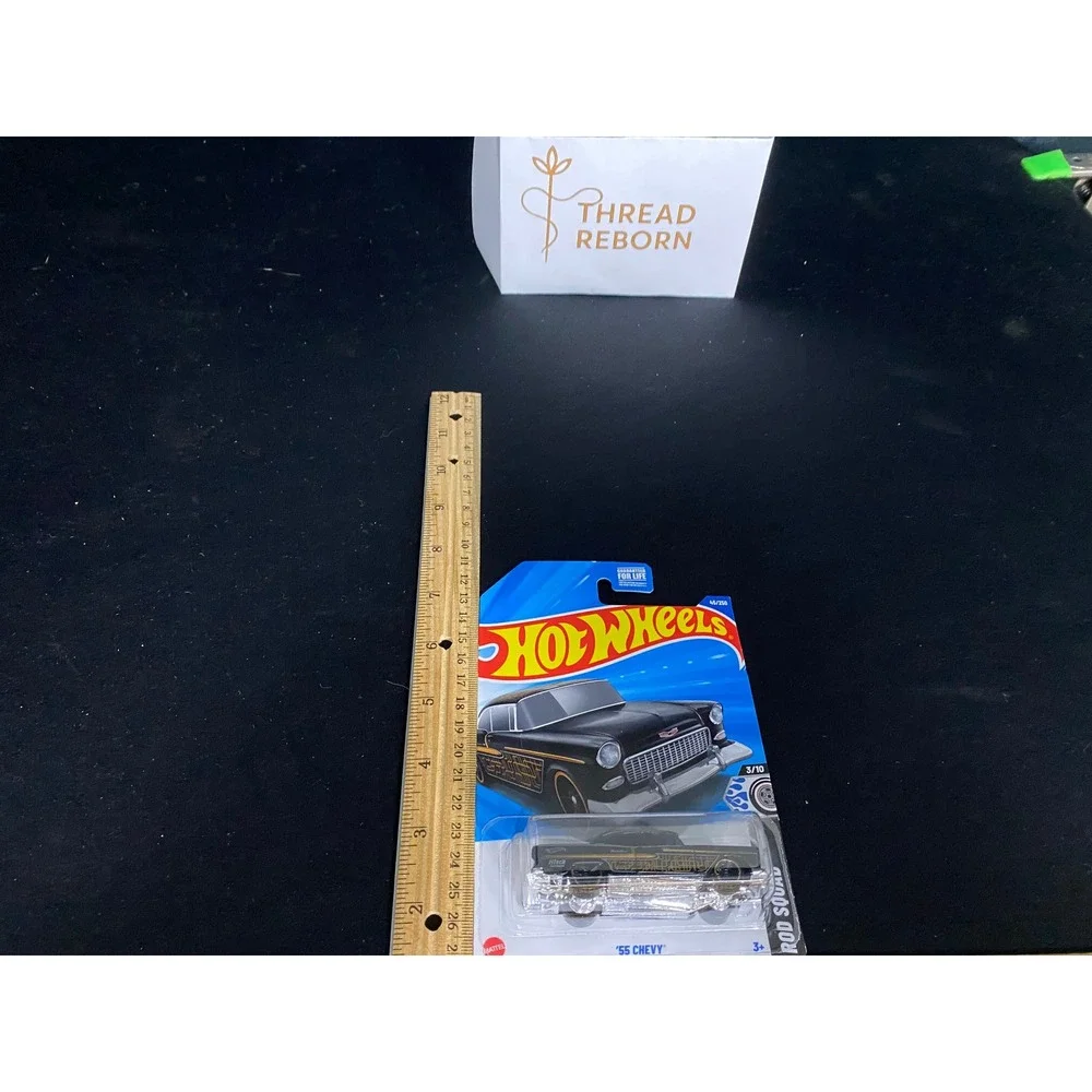 Hot Wheels '55 Chevy Black Gold Rod‎ Squad 3/10 45/250 Diecast Car 2022